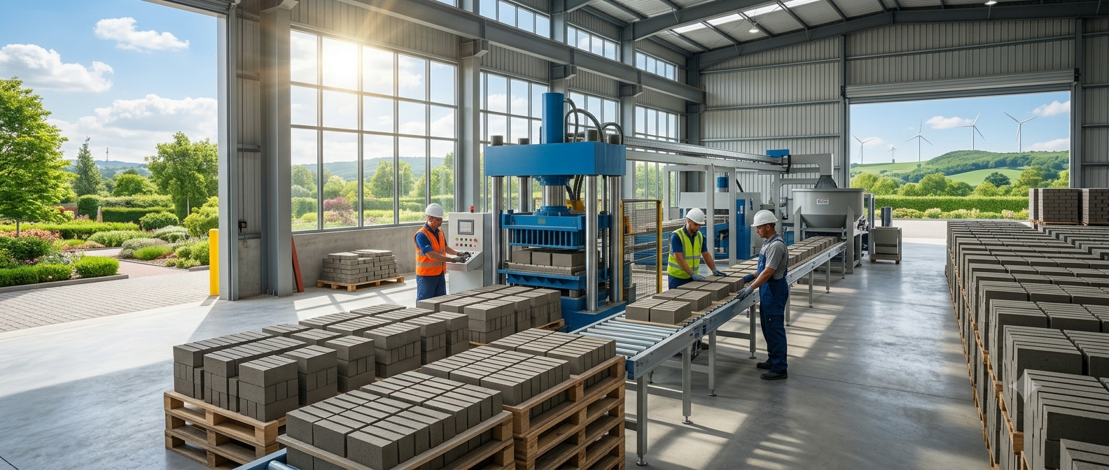 Fly Ash Bricks Manufacturing Factory